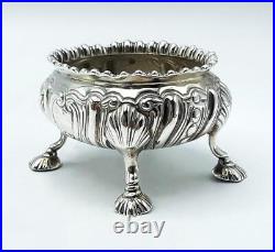 Victorian Silver Salt Cellar London 1841 John Evans II