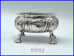 Victorian Silver Salt Cellar London 1841 John Evans II