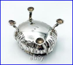 Victorian Silver Salt Cellar London 1841 John Evans II