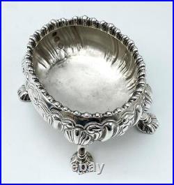 Victorian Silver Salt Cellar London 1841 John Evans II