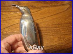 Vintage David Andersen Sterling Silver Penguin Salt Shaker/Cellar/Cruet
