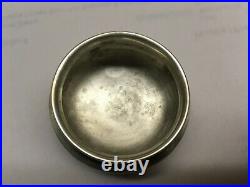 Vintage J. Wagner & Son 925 / 1000 Fine Sterling Silver Salt Cellar Dish Stamped