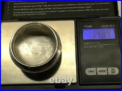 Vintage J. Wagner & Son 925 / 1000 Fine Sterling Silver Salt Cellar Dish Stamped