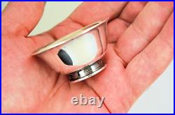 Vintage Okubo Sterling Silver Japanese Salt Cellar