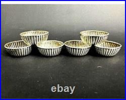 Vintage, Ster Silv, Webster Salt Cellars With Salt Spoons, No Monogram, Gift Box