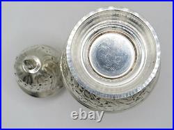 Vintage Sterling Silver Salt Sugar Caster Shaker Fully Hallmarked 1969