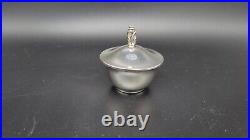 Vintage Tiffany & Co. Miniature Sterling Silver Lidded Bowl or Salt Cellar