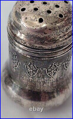 Vintage WEIDLICH Sterling Silver Salt/Pepper 4 Indiv. Sets Shakers, Cellar, Spoons